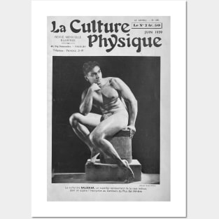 LA CULTURE PHYSIQUE - Vintage Physique Muscle Male Model Magazine Cover Posters and Art